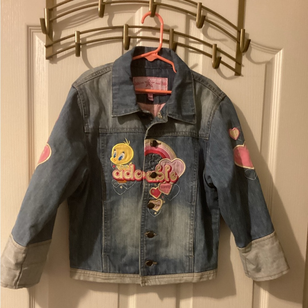 Quality jackets since 1988 JH design
100% adorable tweety bird denim jacket